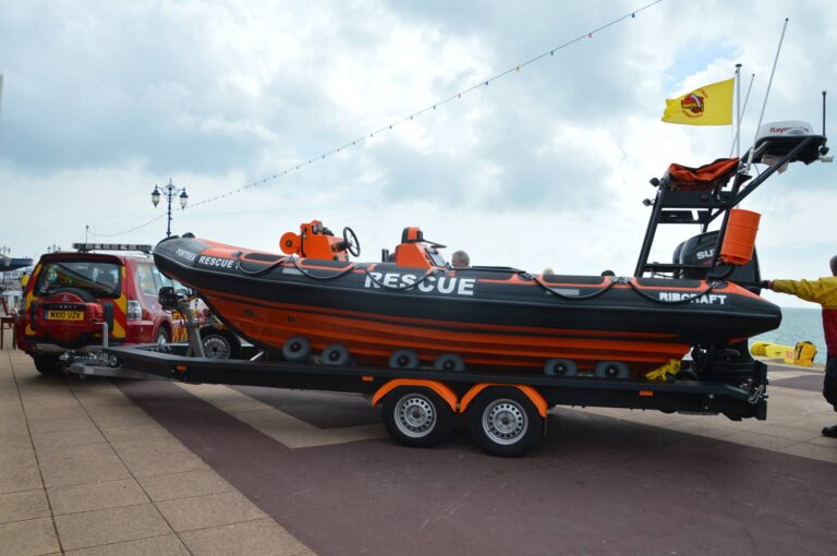 boat on trailer